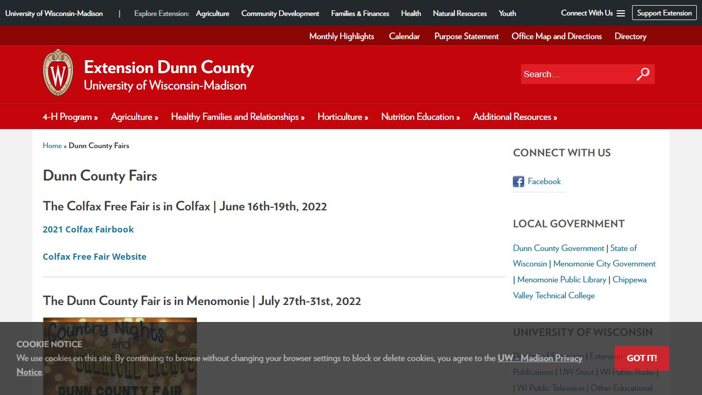 Dunn County Fairs – Extension Dunn County